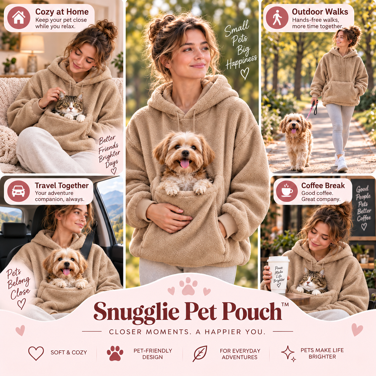 Snugglie Pet Hoodie