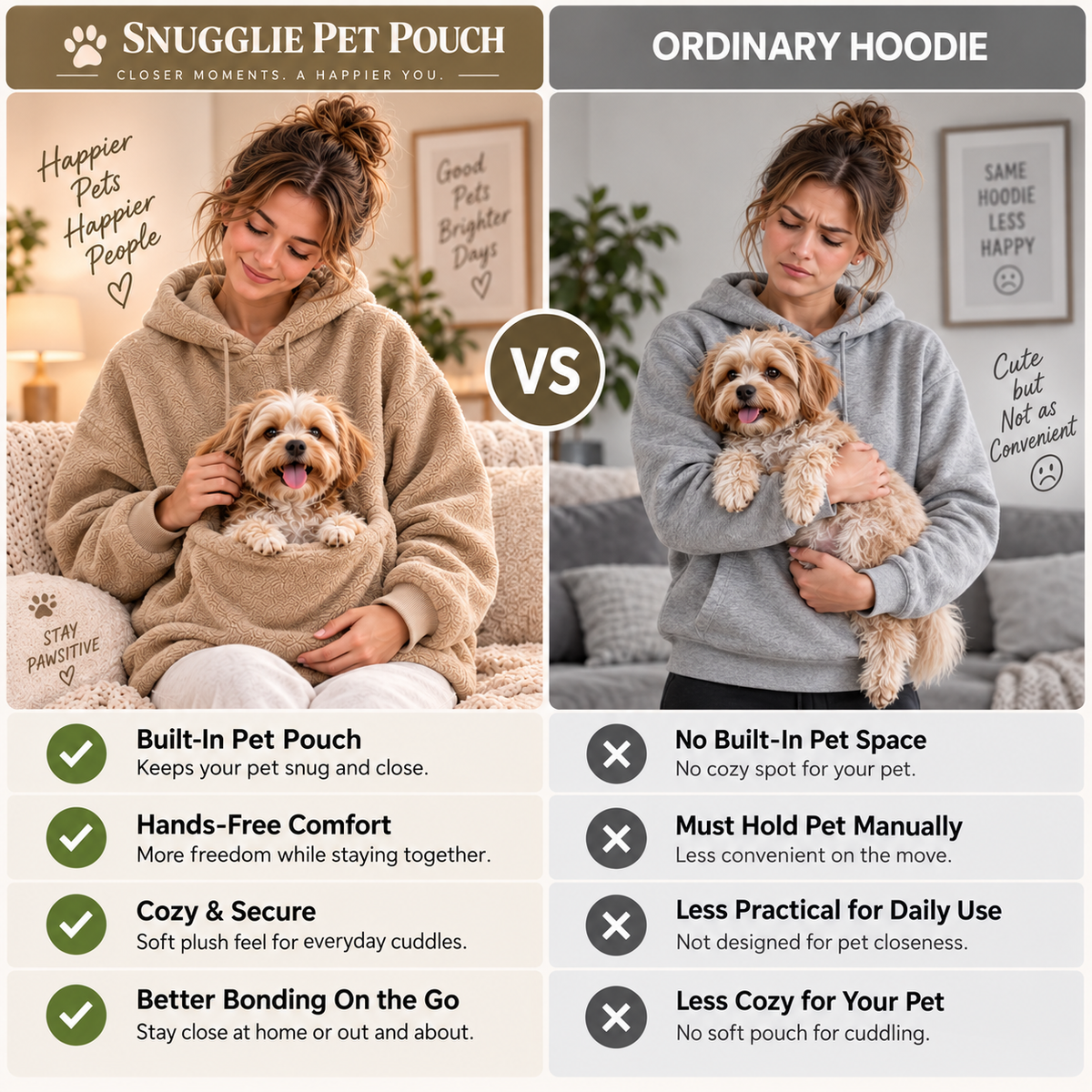 Snugglie Pet Hoodie