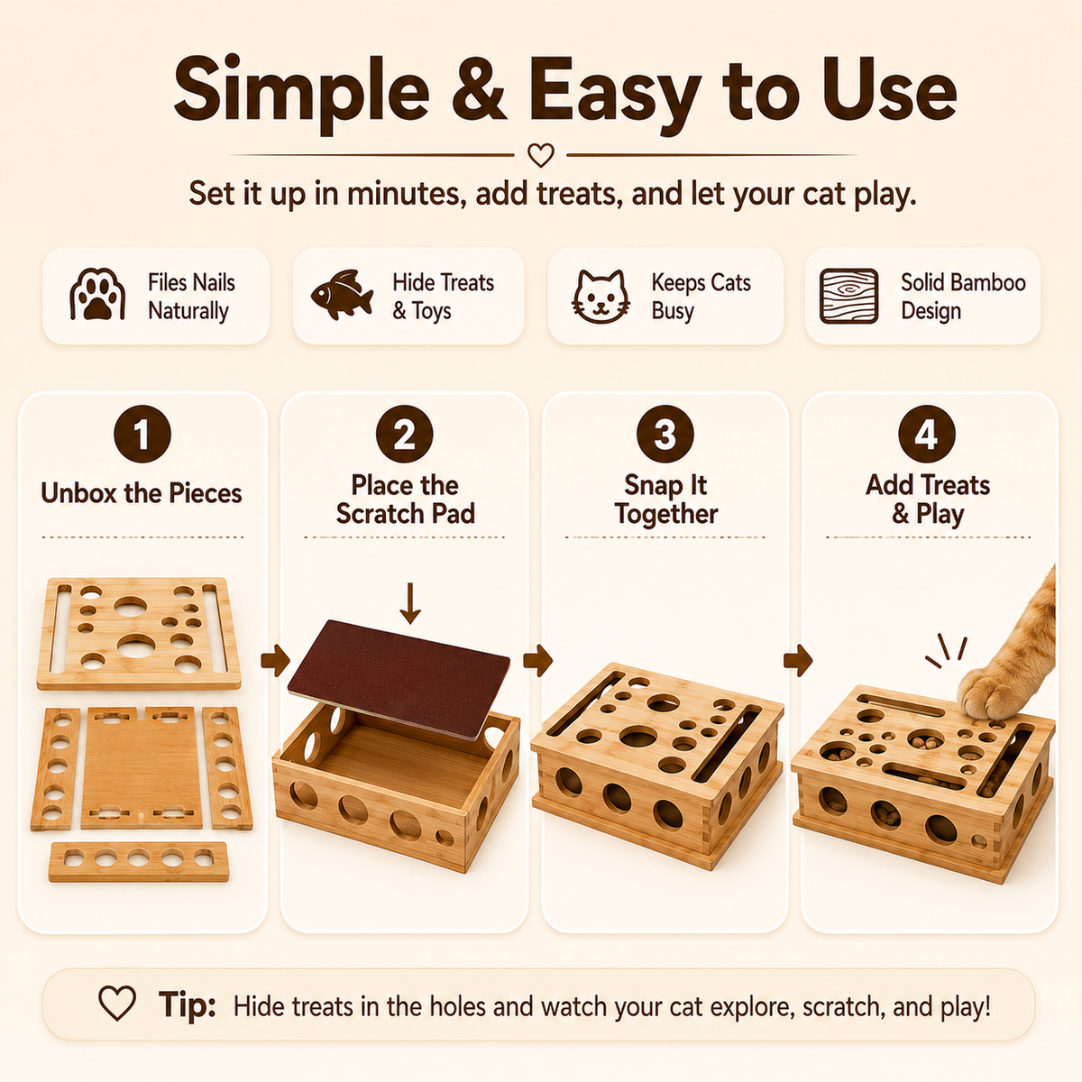 Kitty Cat Scratch Box